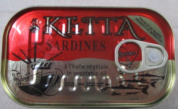 44036 - Canned sardines in vegetable oil Europe