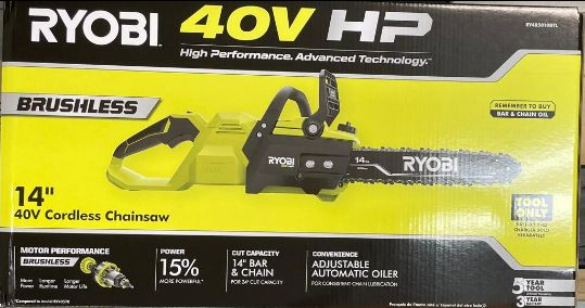 46983 - 40V HP Brushless 14 in. Electric Cordless Chainsaw (Tool Only) USA