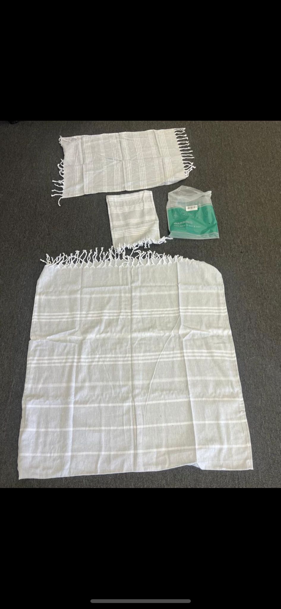 52304 - Auxory 3 PCS Turkish Beach Towel Oversized USA
